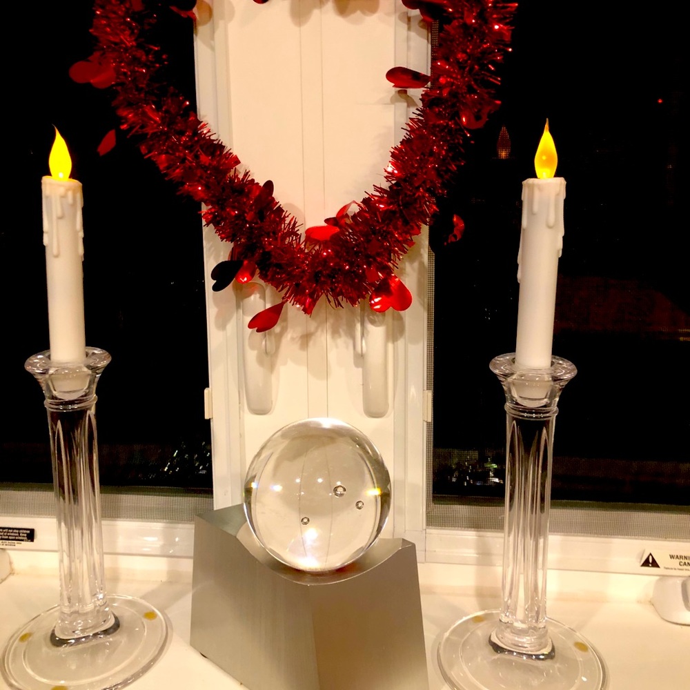 Tiffany candlestick holders